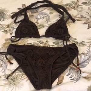 Roxy Junior’s brown Bikini size Medium